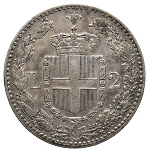 reverse: UMBERTO I  2 Lire argento 1897