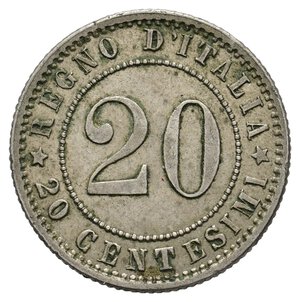 reverse: UMBERTO I - 20 Centesimi 1895 