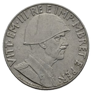 reverse: COLONIA ALBANIA - Vittorio Emanuele III 0,20 Lek 1939 Leggermente Magnetica 