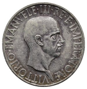 reverse: VITTORIO EMANUELE III - 10 Lire Impero argento 1936 ECCELSA