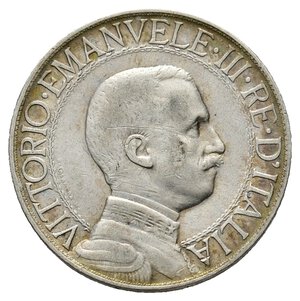 reverse: VITTORIO EMANUELE III - 1 Lira Quadriga argento 1913 