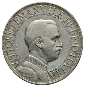reverse: VITTORIO EMANUELE III - 2 Lire Quadriga argento 1910 