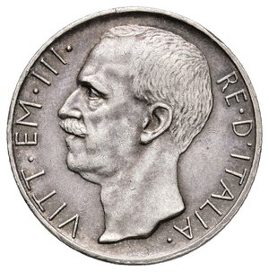 reverse: VITTORIO EMANUELE III - 10 Lire Biga argento 1927 2 Rosette 