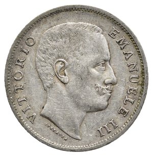 reverse: VITTORIO EMANUELE III 1 Lira Aquila argento 1906