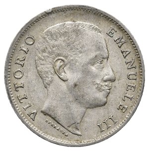 reverse: VITTORIO EMANUELE III 1 Lira Aquila argento 1907