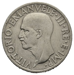 reverse: VITTORIO EMANUELE III 1 Lira Impero 1936 RARA