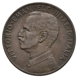 reverse: VITTORIO EMANUELE III 5 Centesimi Prora 1918
