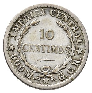 obverse: COSTARICA 10 Centimos argento 1914