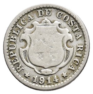 reverse: COSTARICA 10 Centimos argento 1914