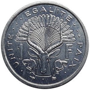 obverse: DJIBOUTI 1 Francs 1996