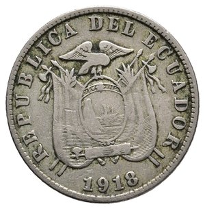 reverse: ECUADOR 10 Centavos 1918