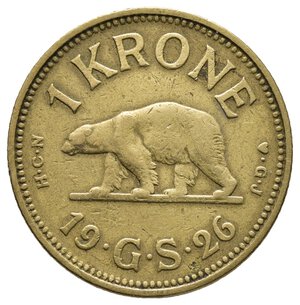 obverse: GROENLANDIA 1 Krone 1926 RARA