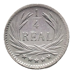 obverse: GUATEMALA 1/4 Real argento 1898