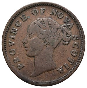 reverse: NUOVA SCOZIA - 1 Penny token 1840 