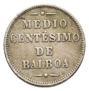 reverse: PANAMA Medio centesimo de balboa 1907 