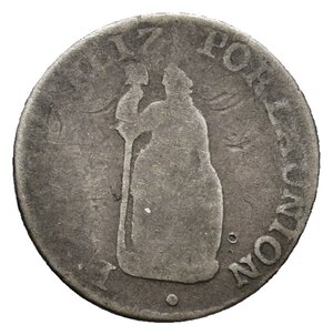 reverse: PERU 1-2 Real argento 1833 lotto yur 