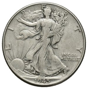 obverse: U.S.A.   Half Dollar Liberty argento 1945