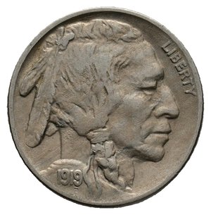 obverse: U.S.A.  5 cents Bisonte 1919 