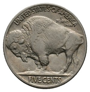 reverse: U.S.A.  5 cents Bisonte 1919 