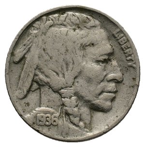 obverse: U.S.A.  5 cents Bisonte 1936