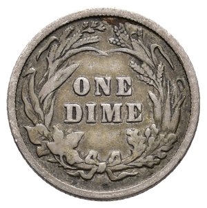 obverse: U.S.A. Dime Barber argento 1892 
