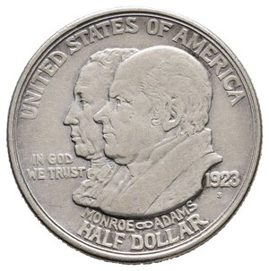 obverse: U.S.A. Half dollar argento Monroe  1923  