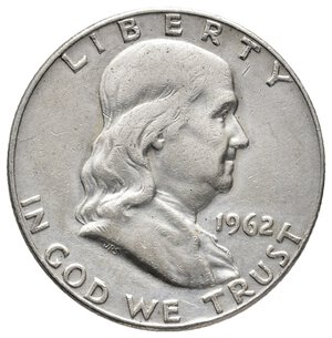 obverse: U.S.A. Half Dollar Franklyn argento 1962 D