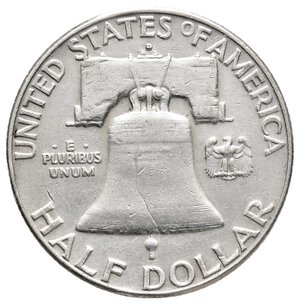 reverse: U.S.A. Half Dollar Franklyn argento 1962 D
