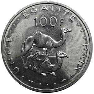 obverse: DJIBOUTI 100 Francs 1977 