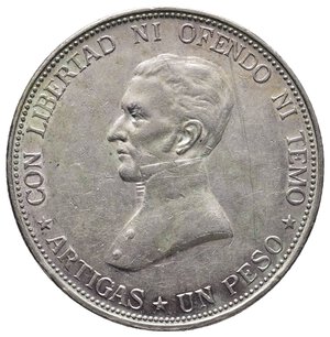reverse: URUGUAY - 1 Peso argento 1917 