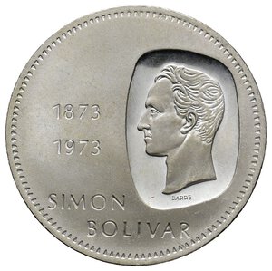 obverse: VENEZUELA - 10 Bolivares argento 1973 