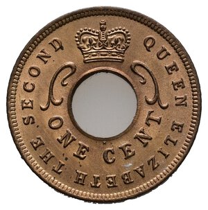 reverse: EAST AFRICA - Elizabeth II - 1 Cent 1955