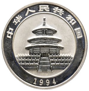 CINA  10 Yuan PANDA 1994  (1 oncia argento 999) PROOF