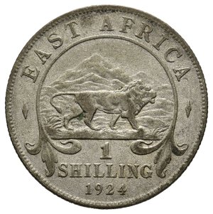 obverse: EAST AFRICA - George V - Shilling 1924 