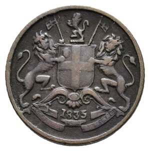 reverse: EAST INDIA COMPANY  George IV  1/12 Anna argento 1835 