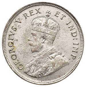 reverse: EAST AFRICA George V 1 Shilling 1925 