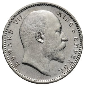 reverse: INDIA - Edward VII -Rupia argento 1903