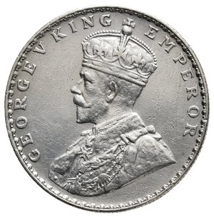 reverse: INDIA George V  Rupee argento 1913 