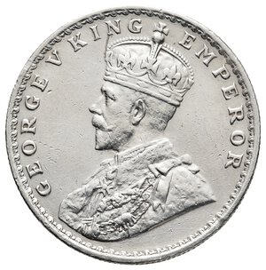 reverse: INDIA George V  Rupee argento 1917