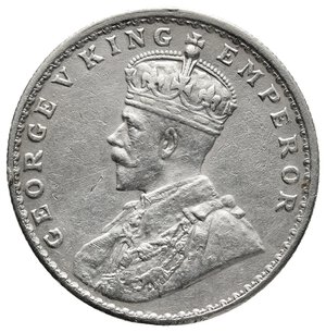 reverse: INDIA George V  Rupee argento 1919 
