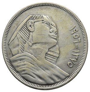 obverse: EGITTO  20 Piastre argento 1956 