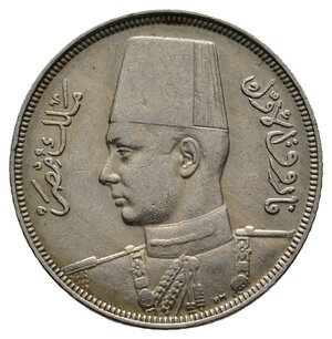 reverse: EGITTO - Farouk 10 Milliemies 1938 