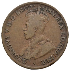 reverse: AUSTRALIA George V  Penny 1924