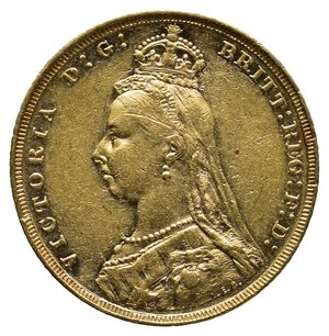reverse: AUSTRALIA Victoria queen Sterlina oro 1888 Zecca M (Melbourne) 