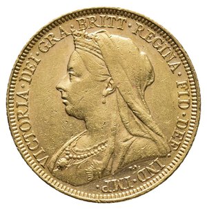 reverse: AUSTRALIA Victoria queen Sterlina oro 1894 Zecca S (Sidney) 