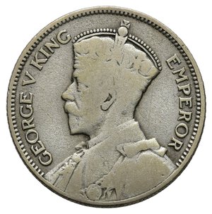 reverse: FIJI  - George V  1 Shilling argento 1934 A