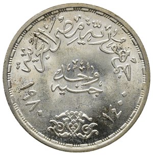reverse: EGITTO 1 Pound argento 1980 