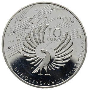 obverse: GERMANIA 10 Euro argento 2006 MOZART 