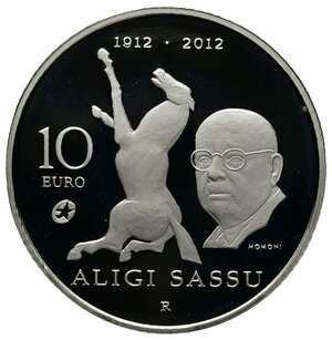 obverse: SAN MARINO 10 Euro argento 2012  Aligi Sassu