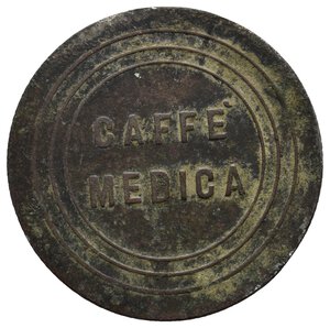 reverse: Gettone  5  Caffe  Medica 